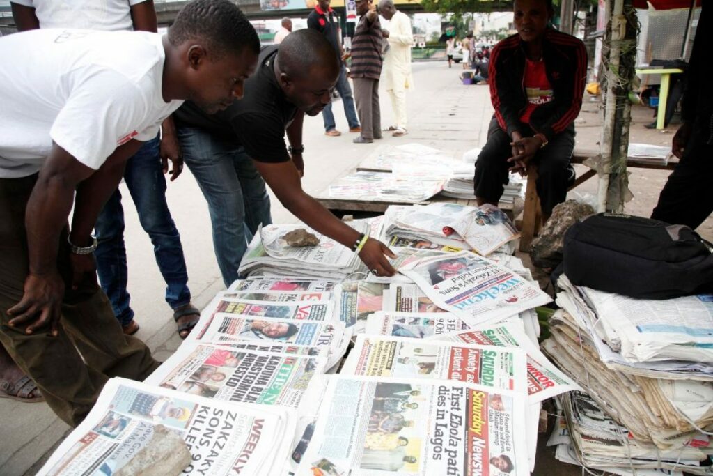 First thing on Monday: 10 things you should know about Nigerian newspapers
